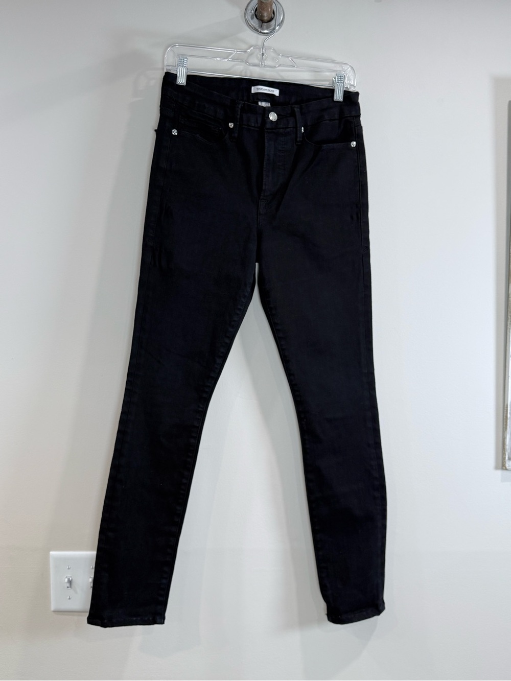 🔥NWOT Good American Black Women’s Skinny Jeans - Sleek Everyday Fit Size 10 🔥